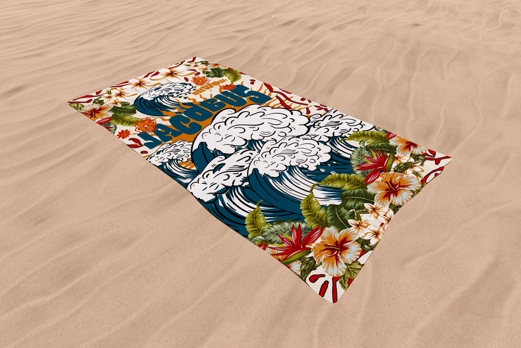 Serviette de Plage VAGUE D'ASIE
