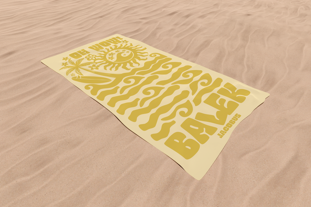 Serviette de Plage BALEK DORÉ