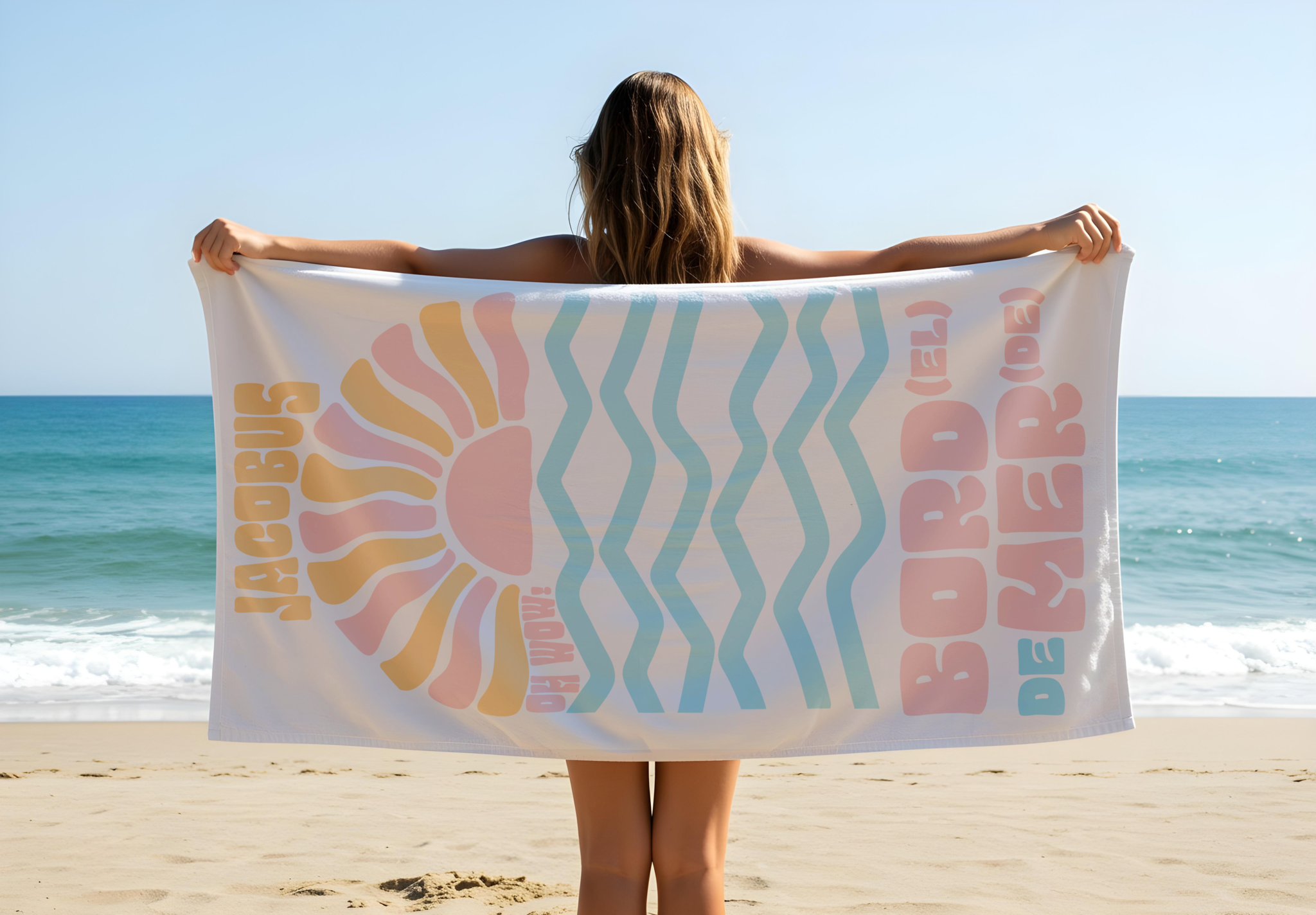 Serviette de Plage BORD(EL) DE MER(DE)
