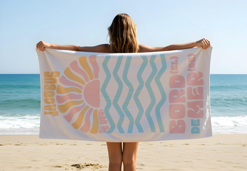 Serviette de Plage BORD(EL) DE MER(DE)