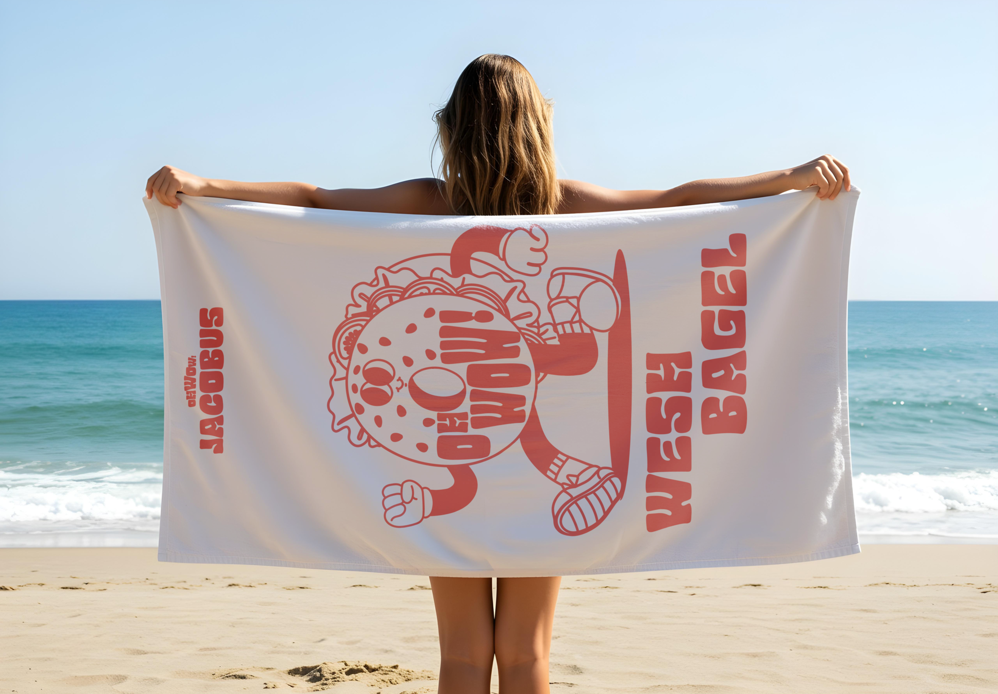 Serviette de Plage WESH BAGEL