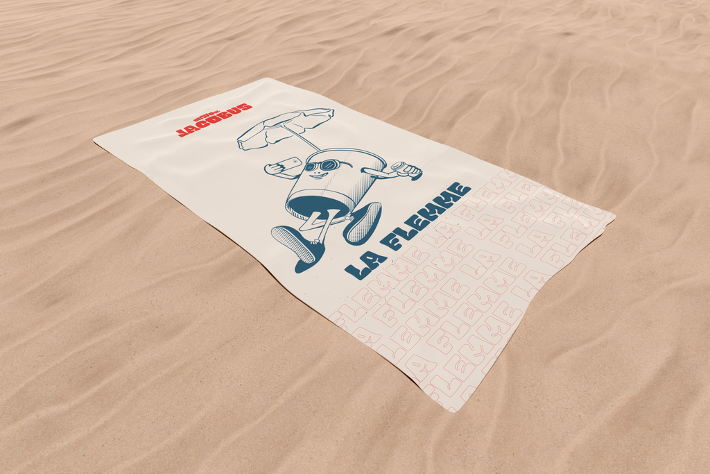 Serviette de Plage LA FLEMME
