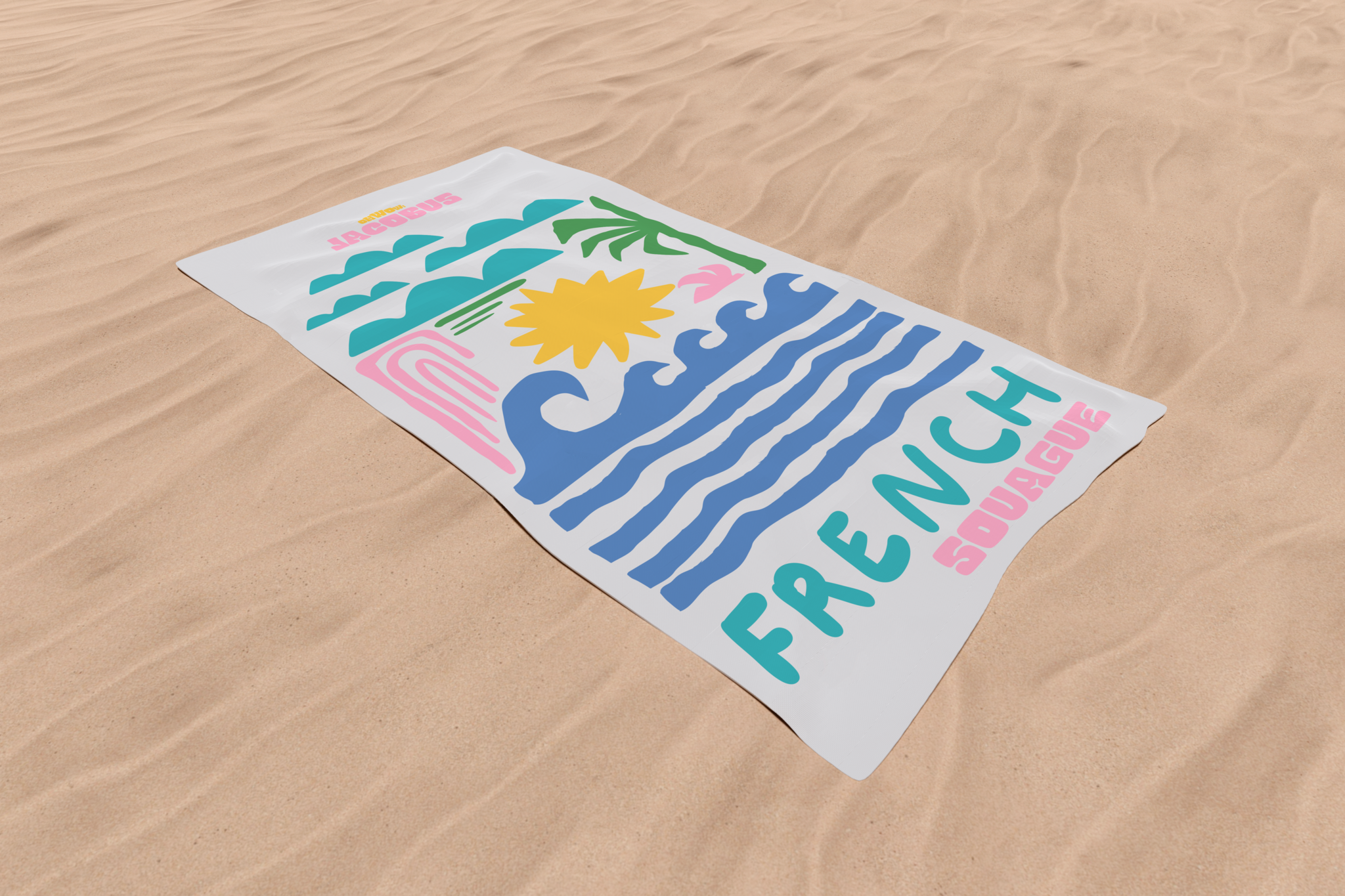 Serviette de Plage FRENCH SOUAGUE