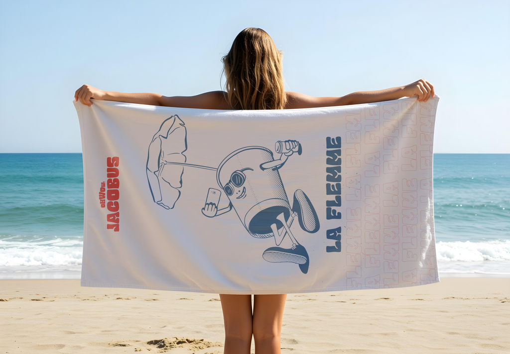 Serviette de Plage LA FLEMME