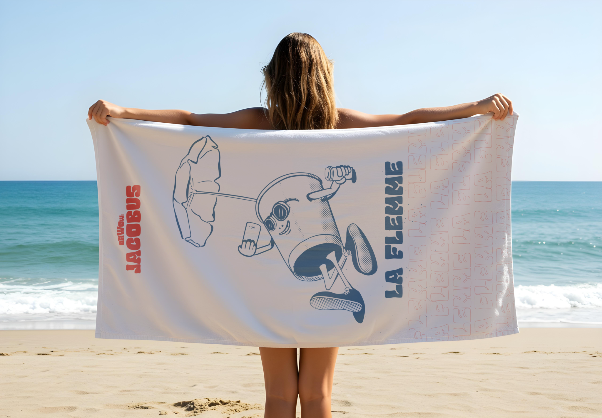 Serviette de Plage LA FLEMME