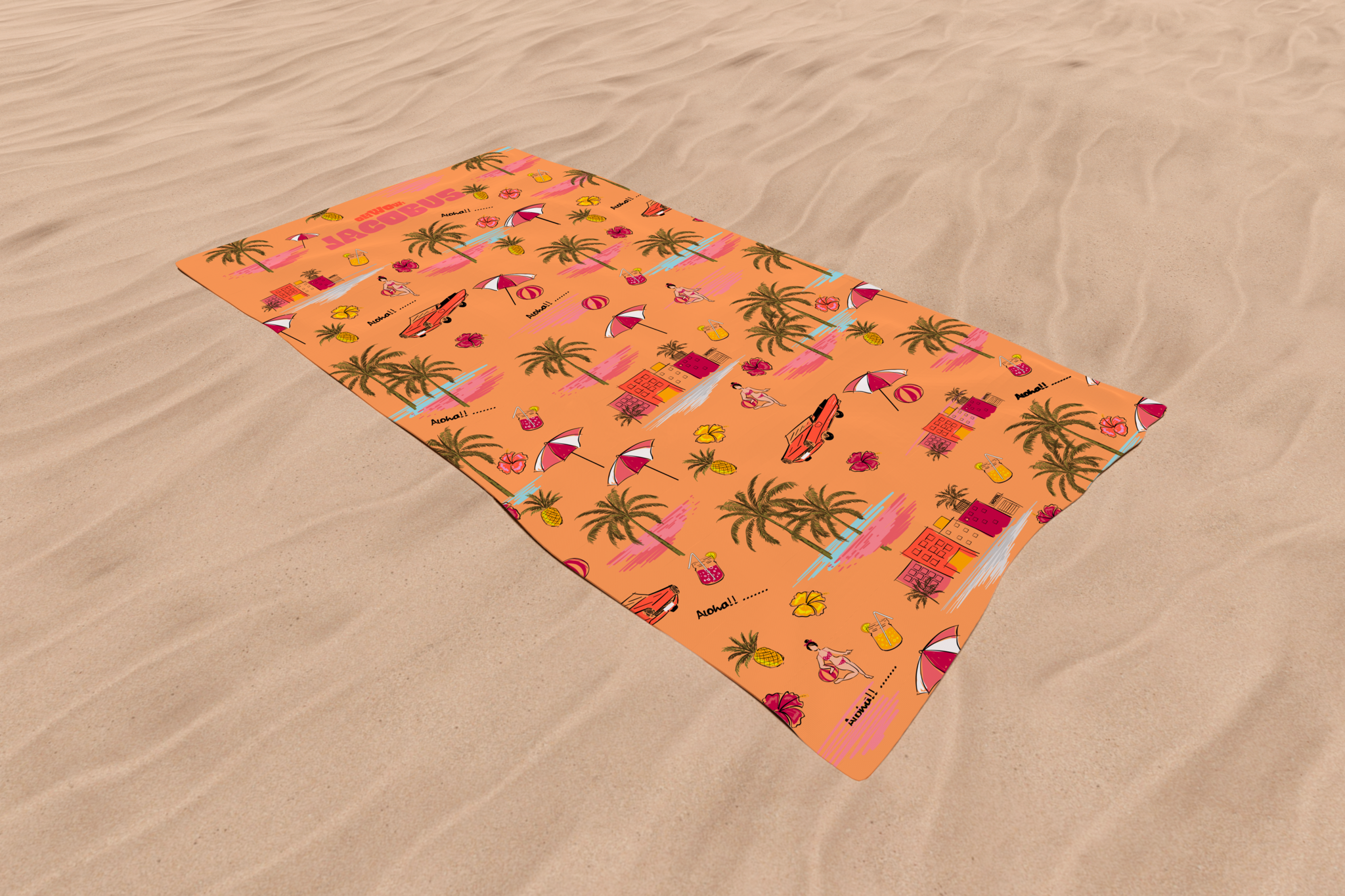 Serviette de Plage HAWAÏ