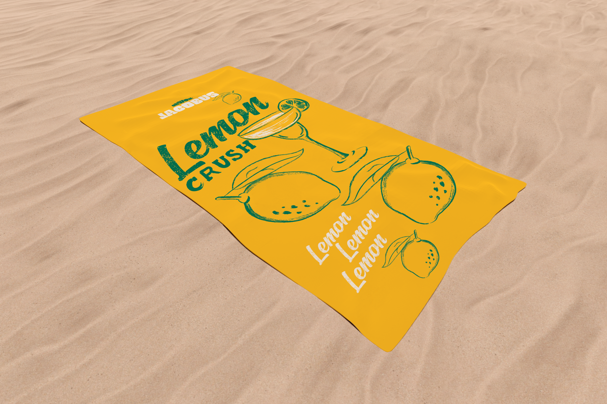 Serviette de Plage LEMON CRUSH