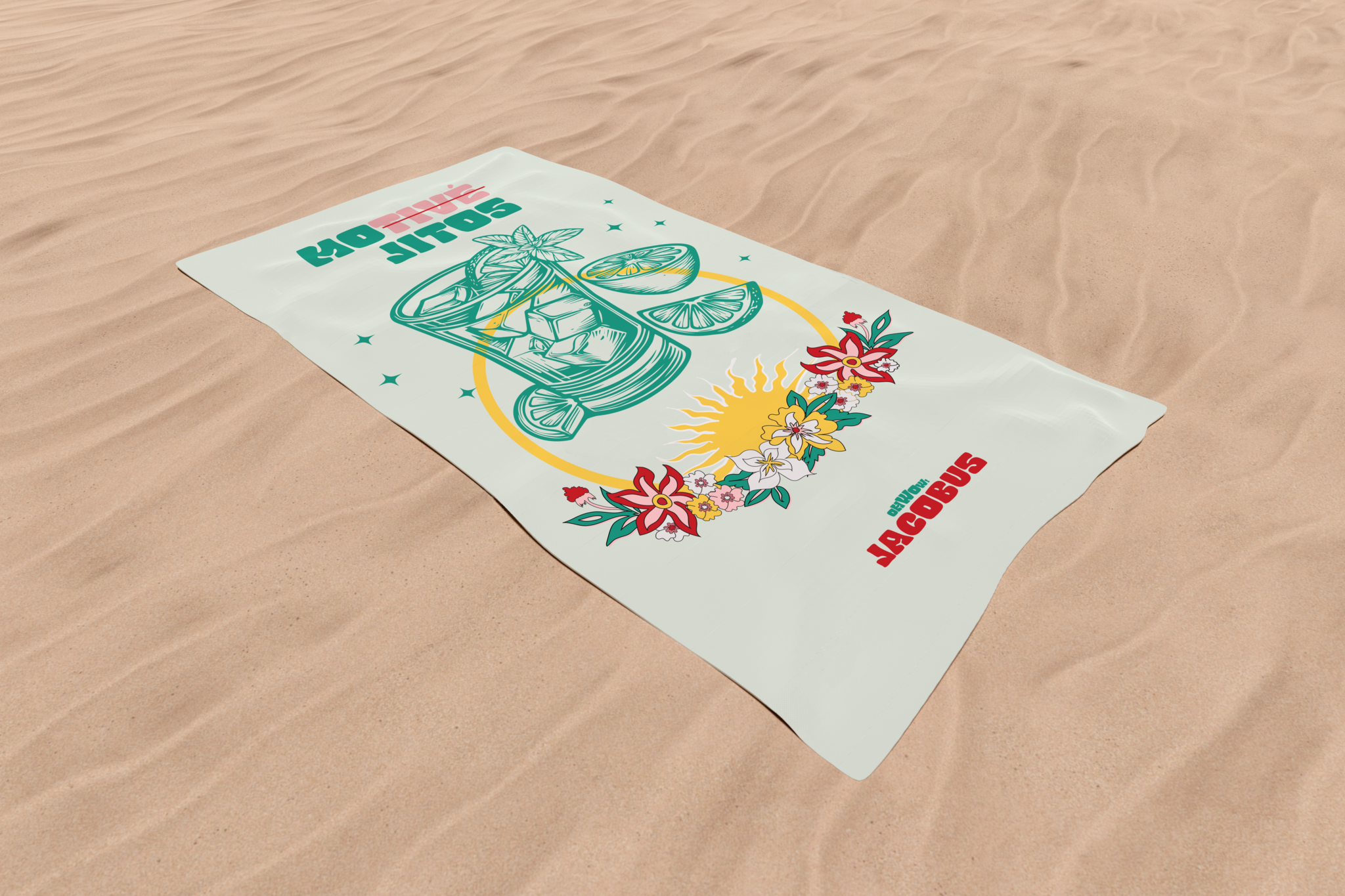 Serviette de Plage MOJITOS