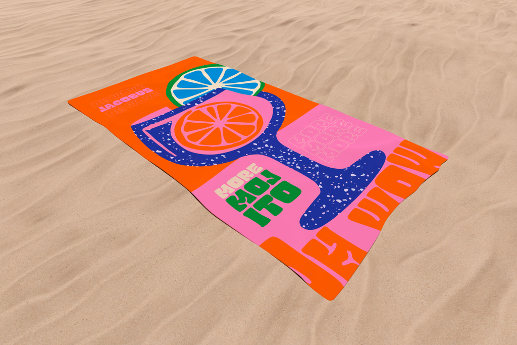 Serviette de Plage MORE MOJITOS