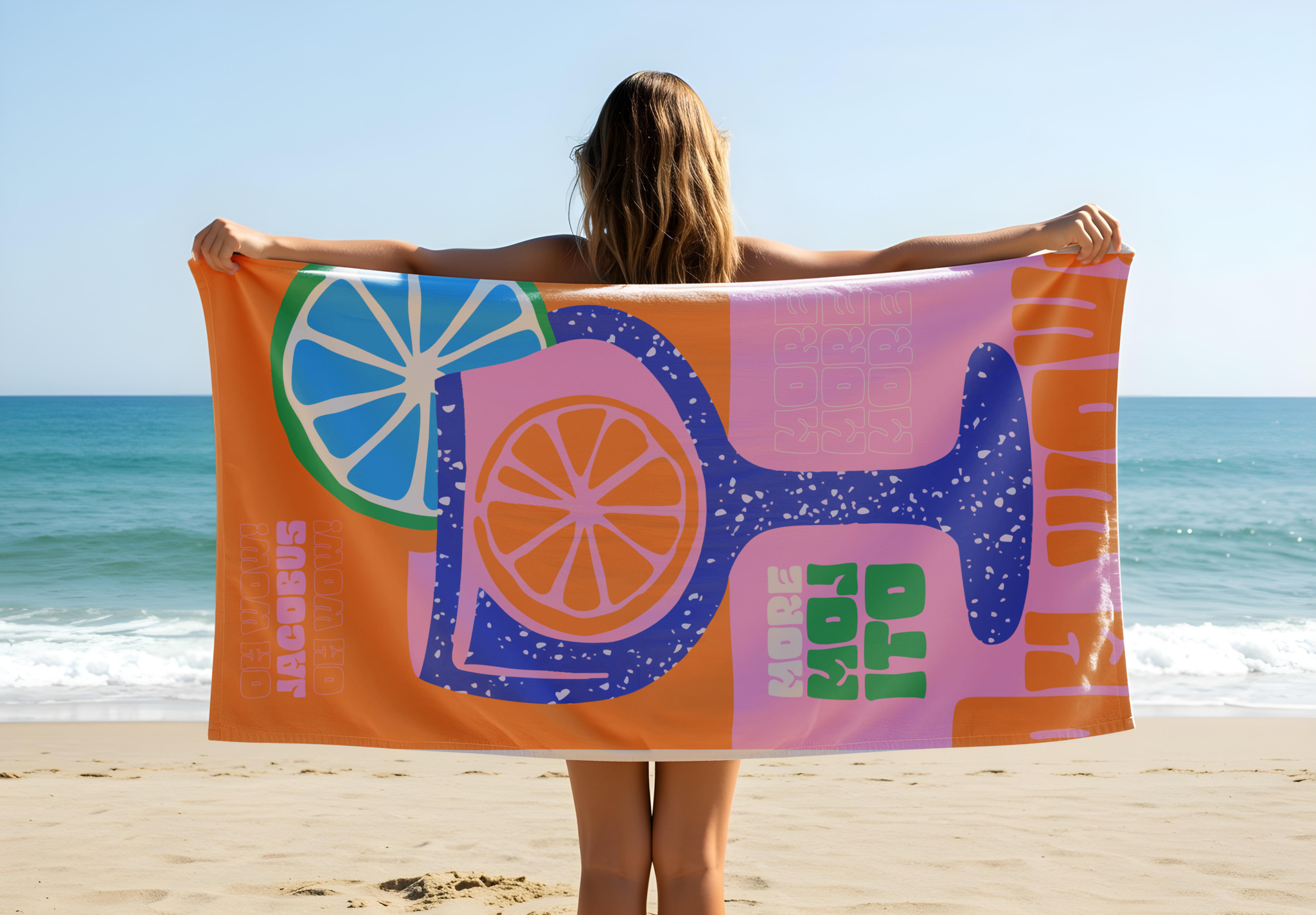 Serviette de Plage MORE MOJITOS