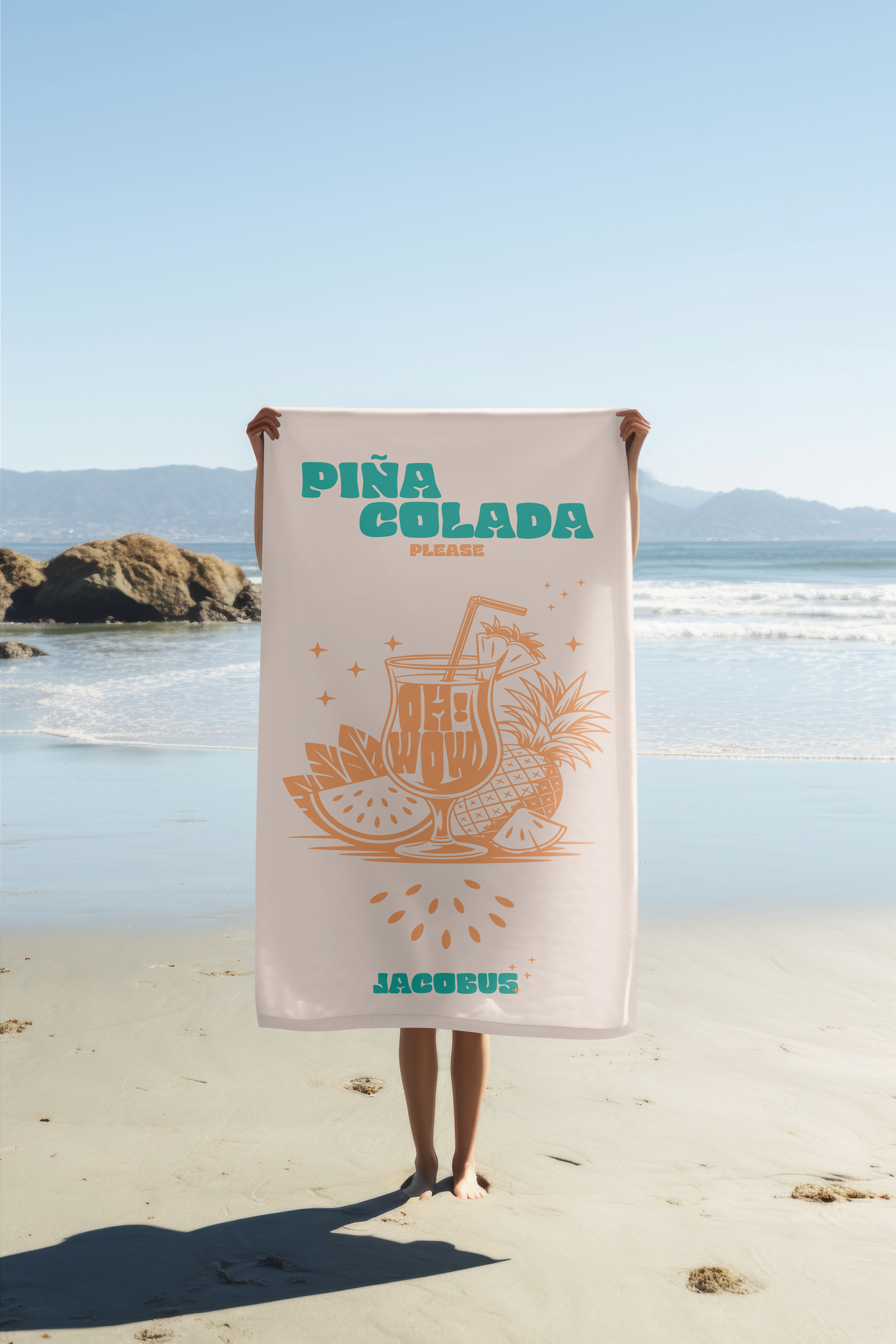 Serviette de Plage PINA COLADA