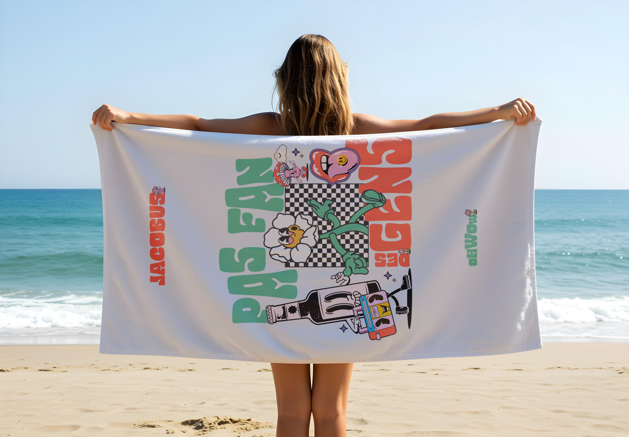 Serviette de Plage PAS FAN DES GENS