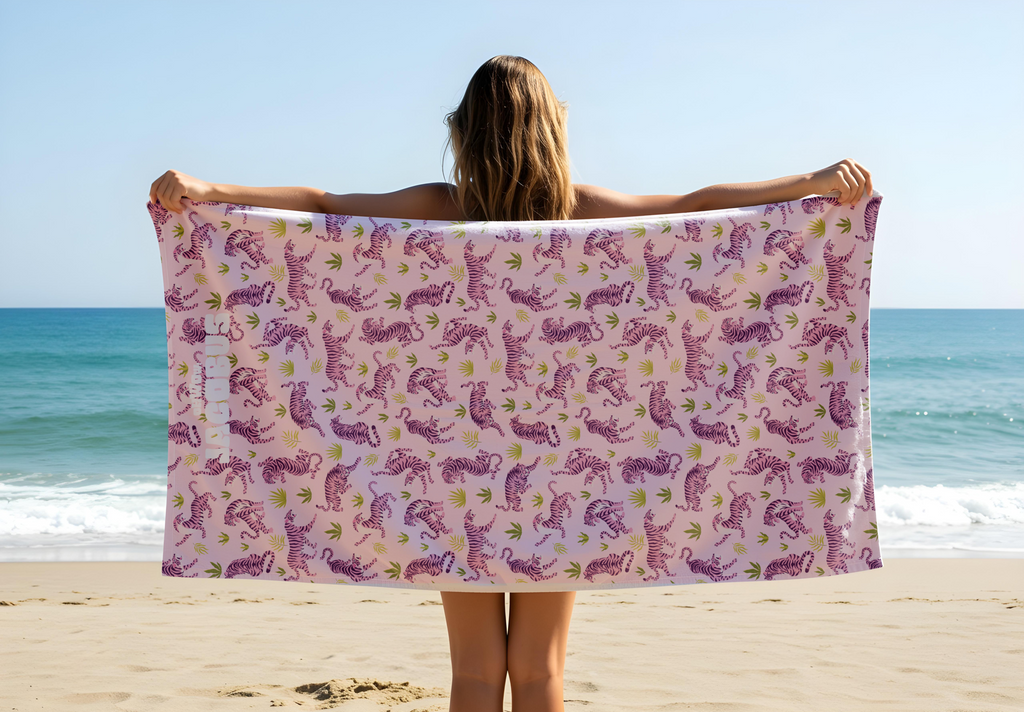 Serviette de Plage ROSE SAUVAGE