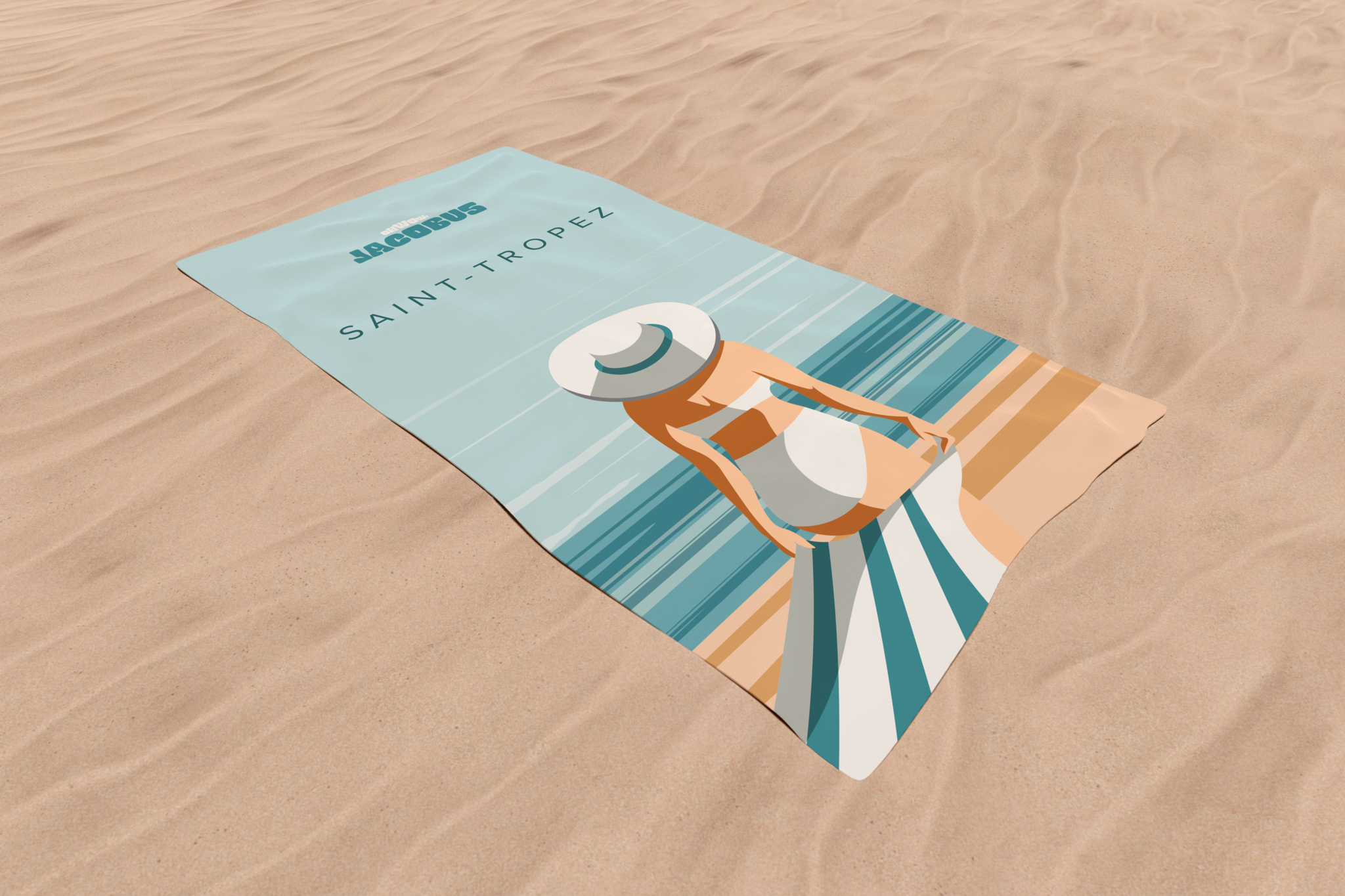 Serviette de Plage ST-TROPEZ