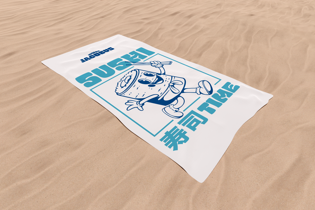 Serviette de Plage SUSHI TIME