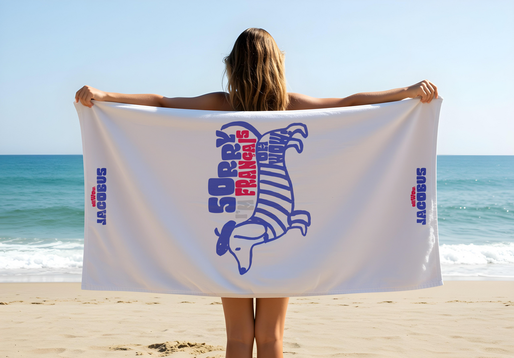 Serviette de Plage FRENCH TECKEL
