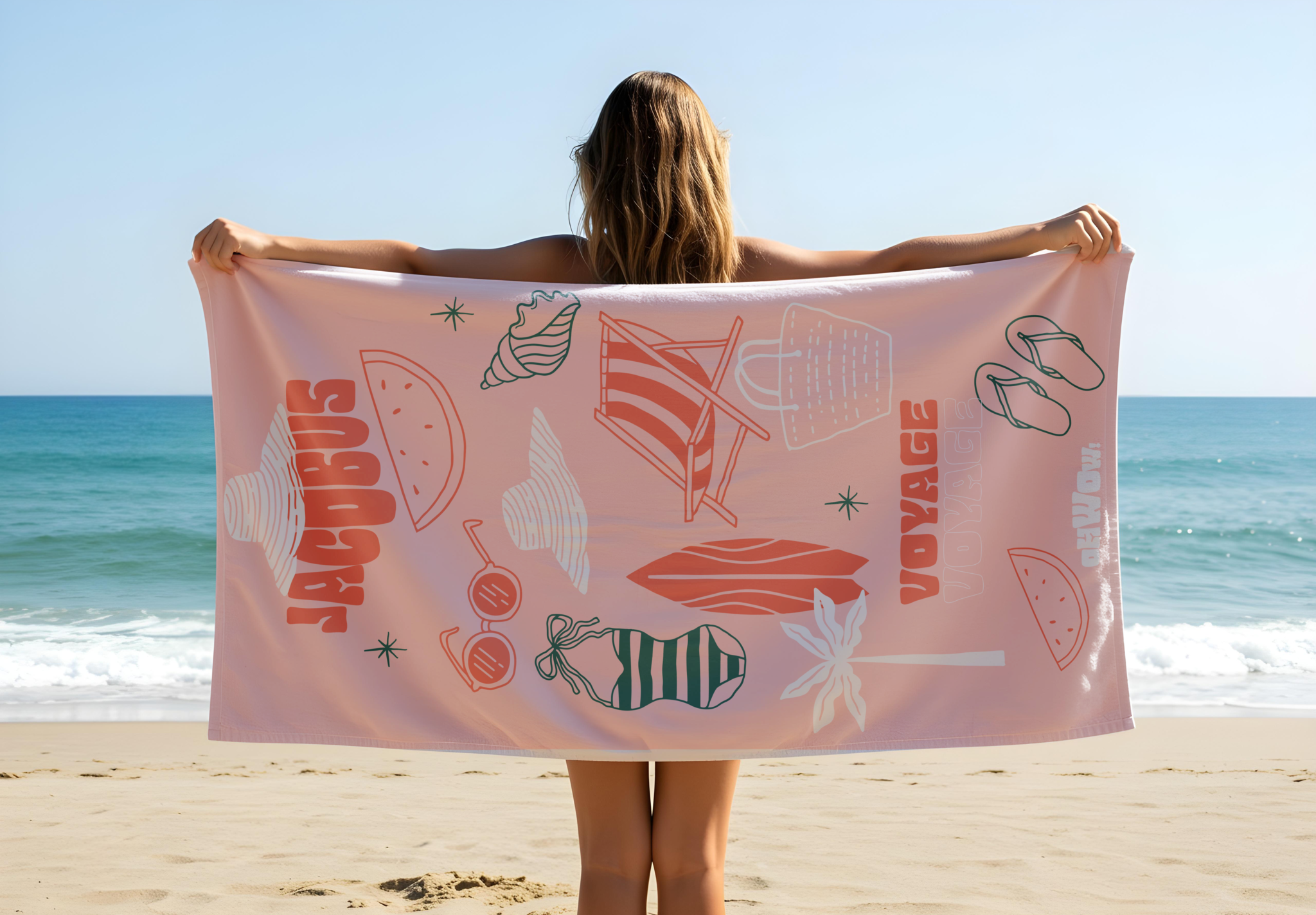 Serviette de Plage LA BAROUDEUSE