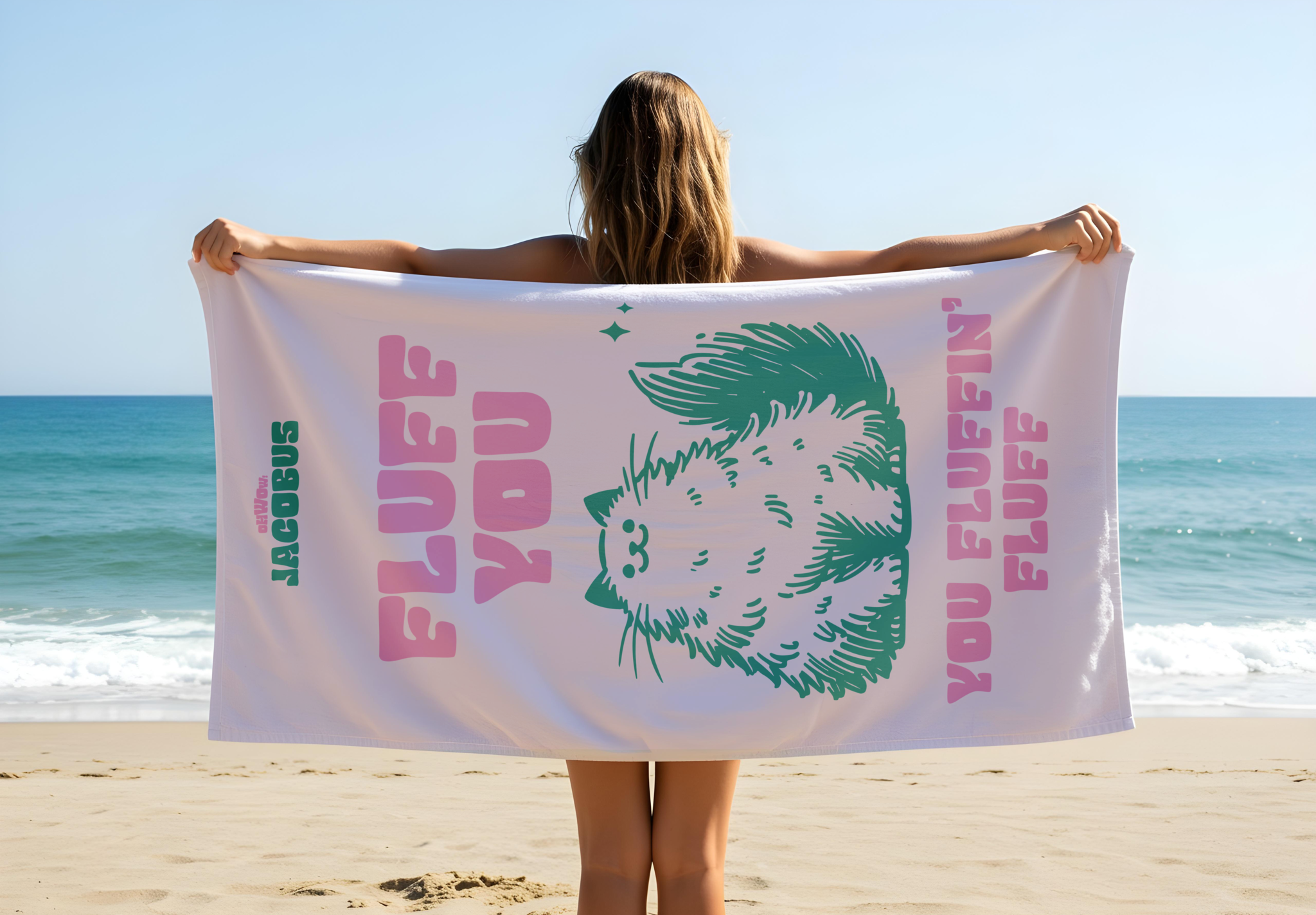 Serviette de Plage FLUFF YOU
