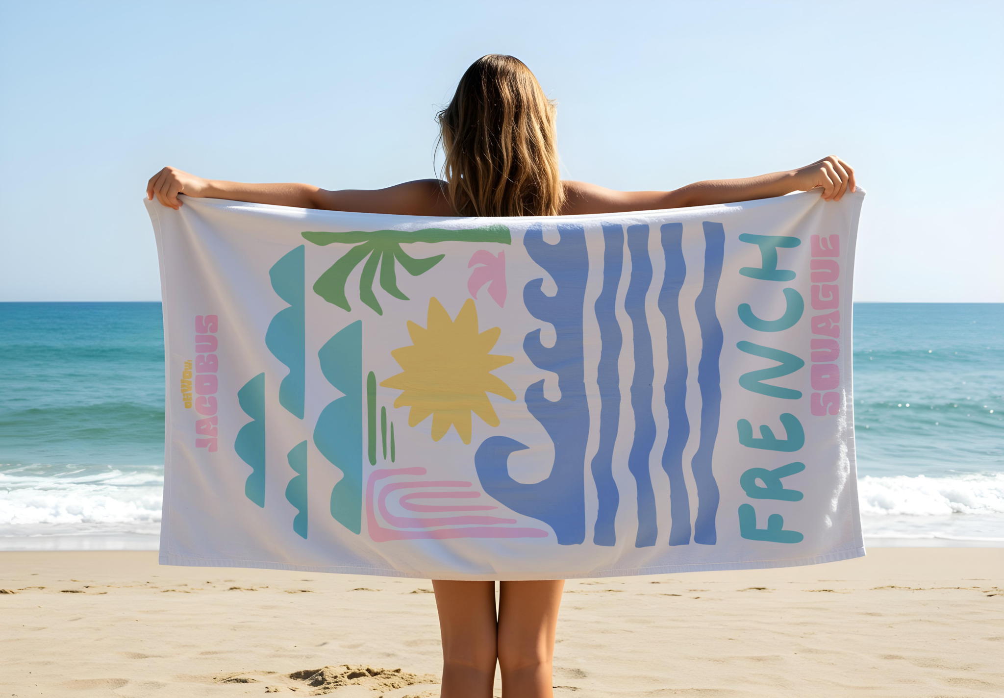 Serviette de Plage FRENCH SOUAGUE