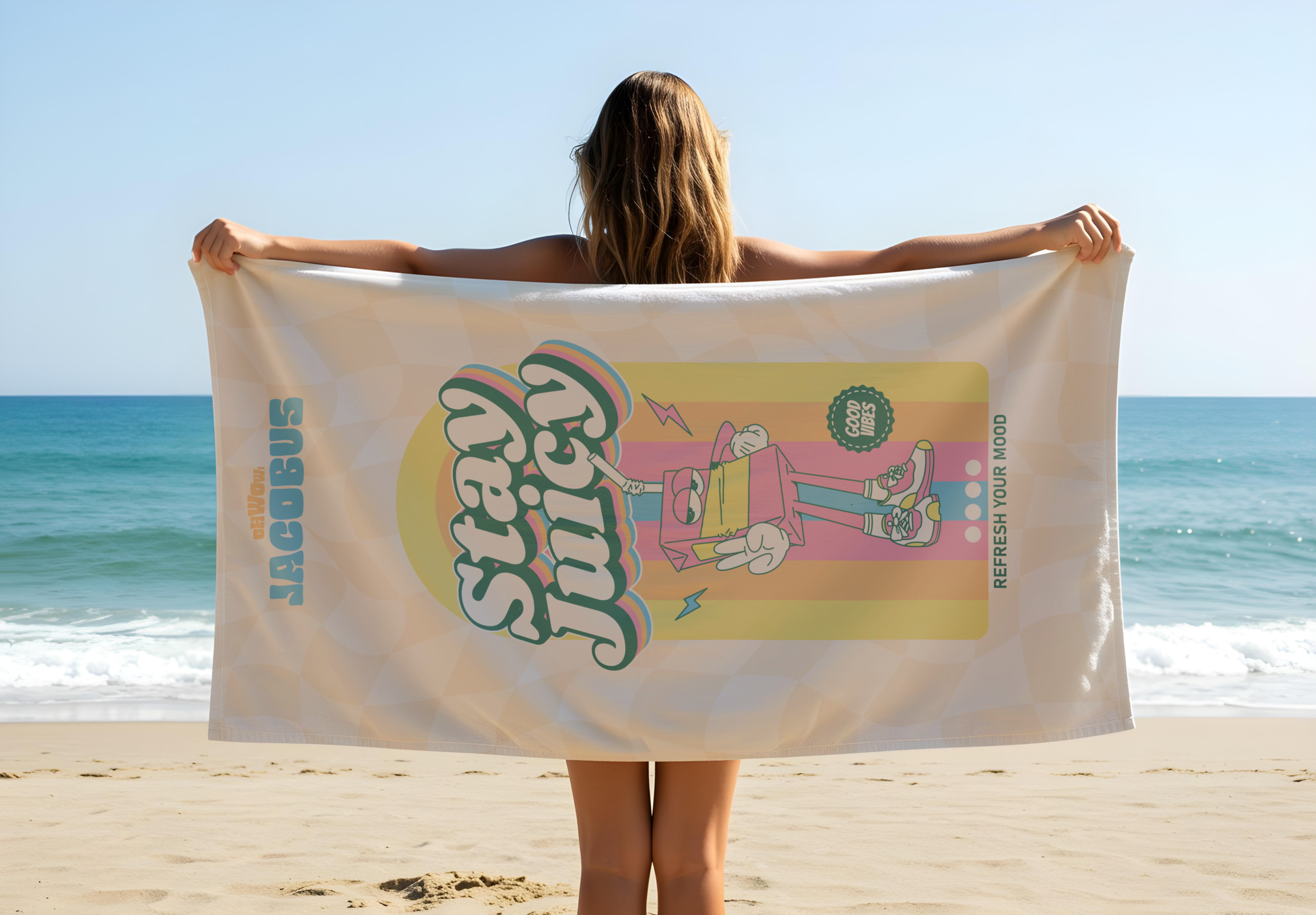 Serviette de plage STAY JUICY